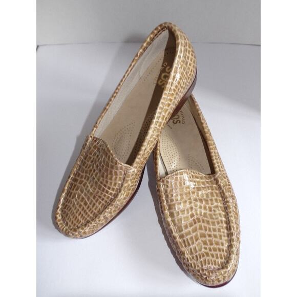SAS Simplify Tripad Loafers Womens 8.5N Caramel New - Picture 1 of 12